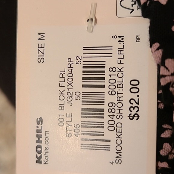 SO BRAND WOMENS JUNIOR SIZE BLACK FLORAL SOFT SHORTS HIGH RISE SIZE MEDIUM - Picture 5 of 13